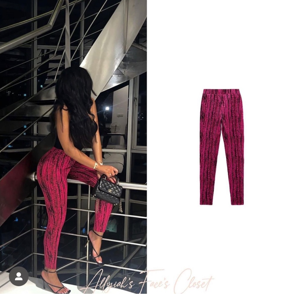 Zara textured leggings